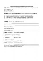 English worksheet: Exercise with articles, future and modal