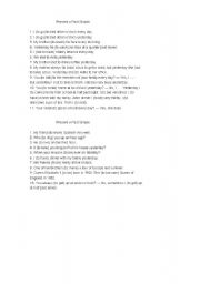 English Worksheet: Present Simple vs. Past Simple