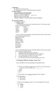 English Worksheet: Lourdes