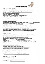 English worksheet: mistakes detective