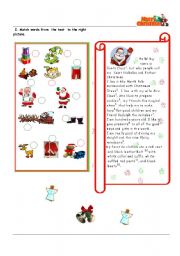 Christmas story + description of clothes. sts. have to create a new suit  (Clothes) for Santa Claus.