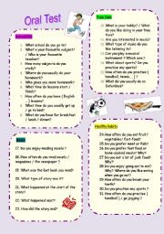 English Worksheet: Speaking cards 1 (8.11.09)