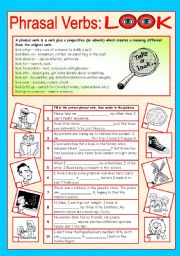 Phrasal verbs (1/10): LOOK