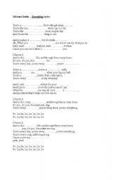 English Worksheet: michael buble