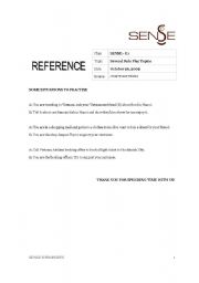 English worksheet: Role Play Topics