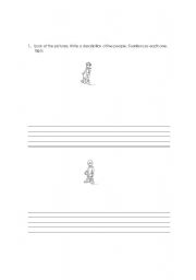 English Worksheet: personal characteristics