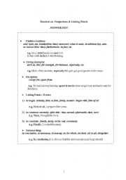 English worksheet: conjunctions
