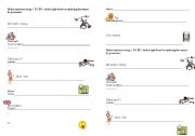 English Worksheet: To BE simple present + pronouns exercise