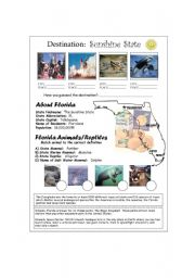 English Worksheet: FLORIDA