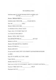 English Worksheet: Material Girls