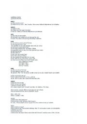 English Worksheet: question words
