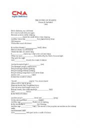 English Worksheet: The sound of silence
