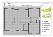 English Worksheet: House Floor Plant