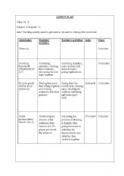 English Worksheet: used to