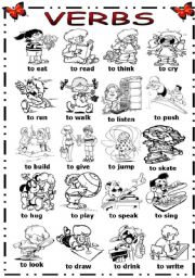 English Worksheet: Verbs 