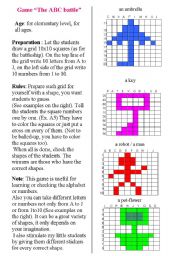 English Worksheet: ABC battle