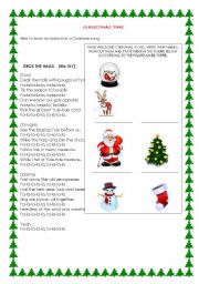 English worksheet: ITS CHRISTMAS TIME!