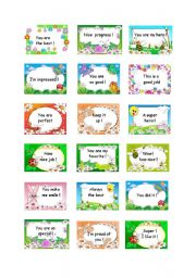 English Worksheet: Special stickers for the special ones!