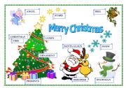 English Worksheet: Merry Christmas