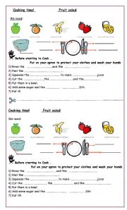 English Worksheet: Fruit salad