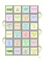 Board Game - elementary speaking and grammar