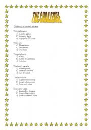 English Worksheet: Movie The Challenge