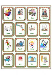 Regular Verbs - Flashcards - Set 1