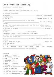 English Worksheet: American slang dialogue 3