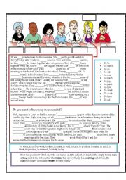 English Worksheet: Present Simple and Present Continuous