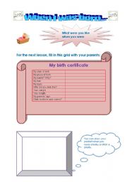 English worksheet: past simple