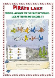 English Worksheet: Pirate Lake