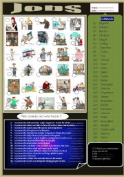 English Worksheet: Jobs (1)