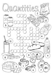 Containers and quantities 