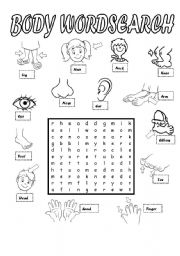 BODY WORDSEARCH