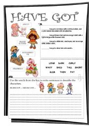 English Worksheet: Grammar: Have Got