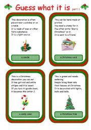 Christmas card game