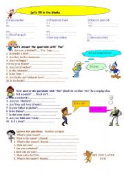 verb to be      am /is/are ( negative-question) for beginners