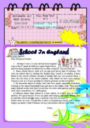 English Worksheet: FULL TERM TEST N 1 FOR 8TH BASIC EDUCATION