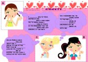 English Worksheet: gossip girls - simple past