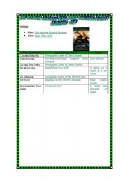 English Worksheet: Key to the worksheet on the movie 