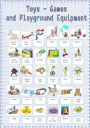 toys and games in english