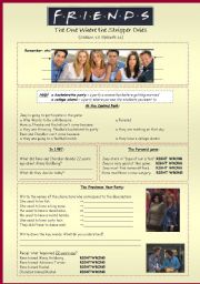 English Worksheet: Friends Season 10, episode 11 / used to