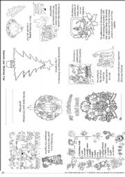 English Worksheet: My Christmas mini book 5