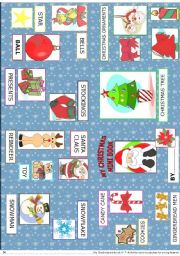 English Worksheet: My Christmas mini book 7