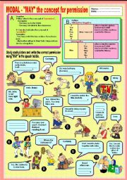 English Worksheet: Modal - using 