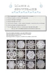 Make a snowflake