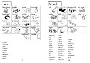 English Worksheet: A5 Picture Dictionary 4