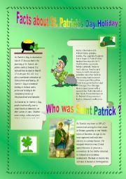 Facts about ST.Patricks Day Holiday (part1)