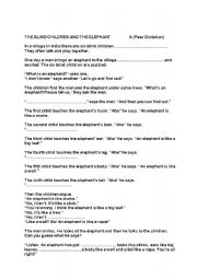 English Worksheet: peer dictation