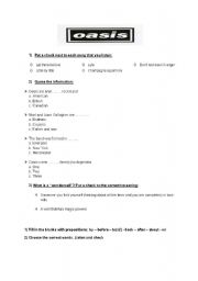 English Worksheet: Wonderwall by Oasis